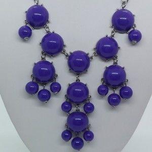 Purple‎ statement Necklace